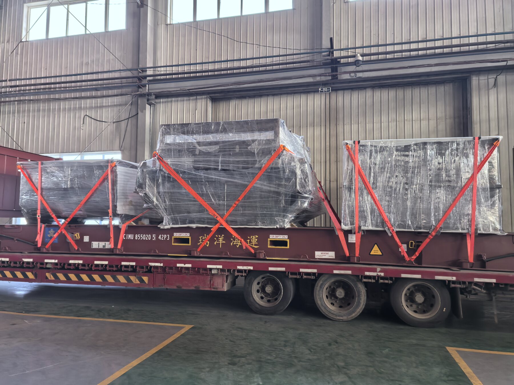 Large equipment shipment