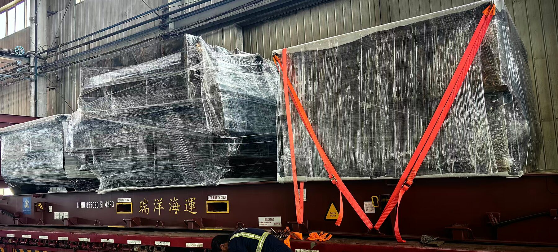 Large equipment packing